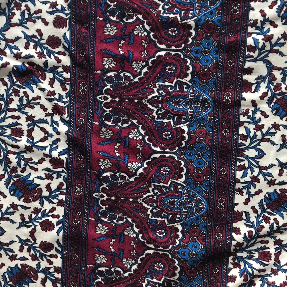 EUC Honey Punch Paisley Ruffle Minidress - Picture 4 of 5